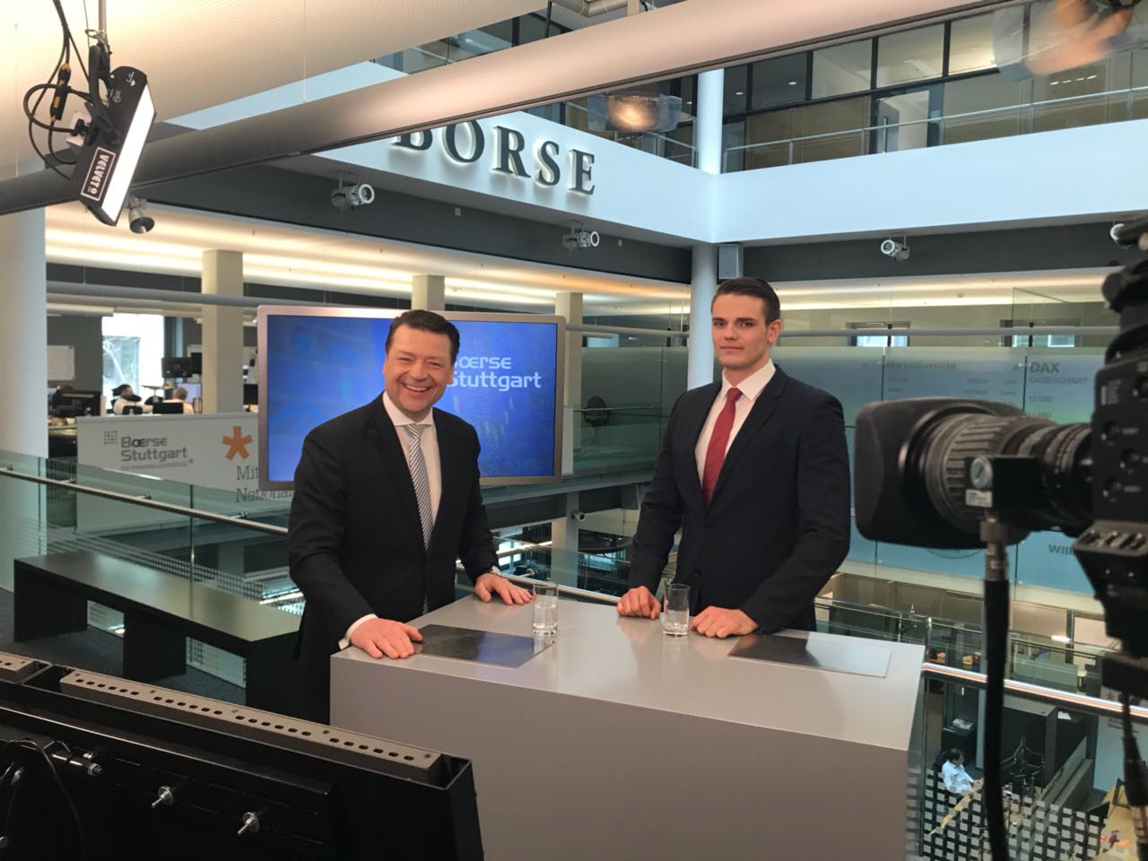 Interview at the Stuttgart Stock Exchange in my role as Chairman